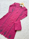 Pink Cotton Printed Kurti with Palazzo Co-ord Set