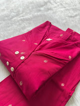 Hot Pink Cotton A-Line Co-ord Set