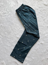 Slate Blue Cotton A-Line Co-ord Set