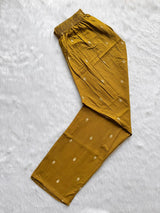 Mustard Yellow Cotton A-Line Co-ord Set