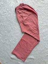Dusty Pink Cotton Thread Work Co-ord Set
