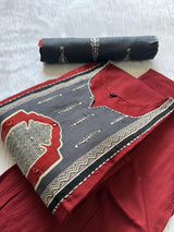 Printed Yoke Kurti Pant Dupatta Set
